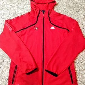 Adidas Louisville Basketball Warm Up Jacket Size L